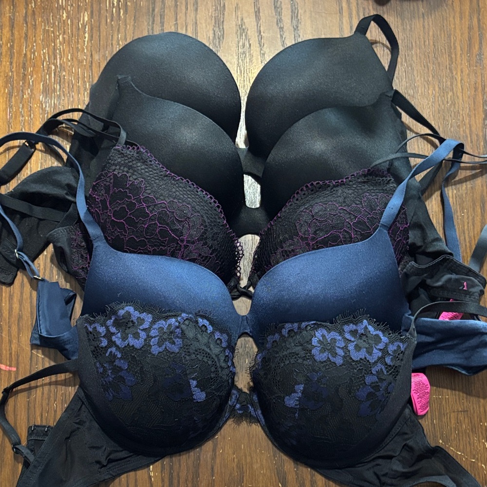 La SENZA Black, Purple, and Blue Lace